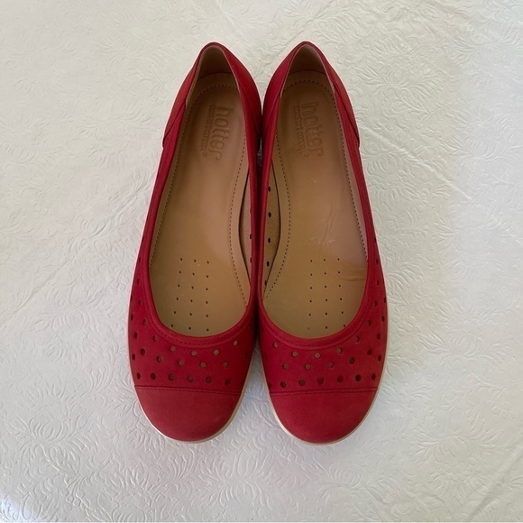 Hotter Comfort Concepts Livvy Red Leather Walking Shoe - Picture 4 of 13